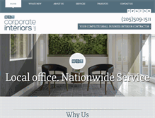 Tablet Screenshot of hstcorporateinteriors.com